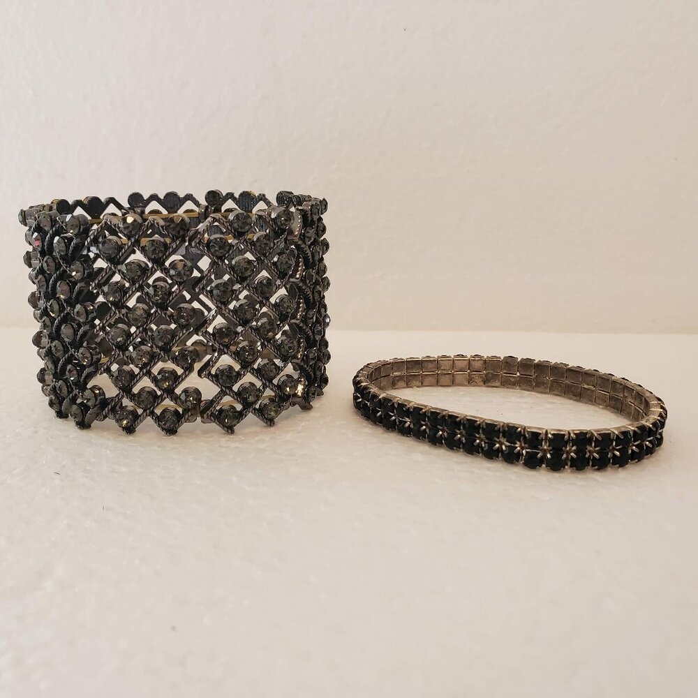 Black Bracelet Bundle Fashion Jewelry